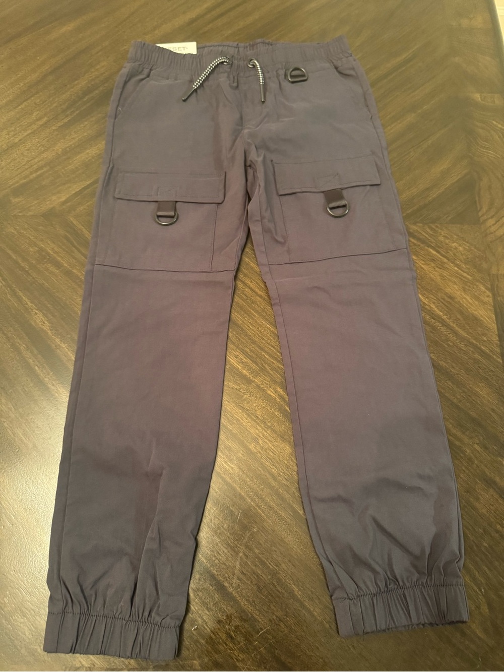 boys Cargo Jogger Pants - Slate Gray